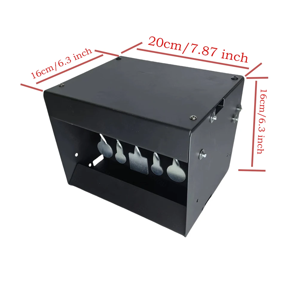20*16*16 cm Redefinição automática Prática de tiro sensível Caixa de alvo de cinco peças