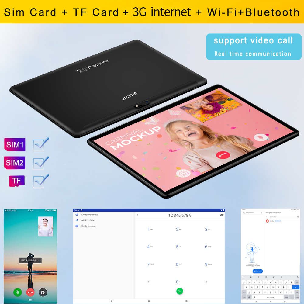 Bdf s10 10.1 Polegada tablet android tablets 3g internet android 11 octa núcleo 4gb e 64gb rom bluetooth wi-fi tablet pc
