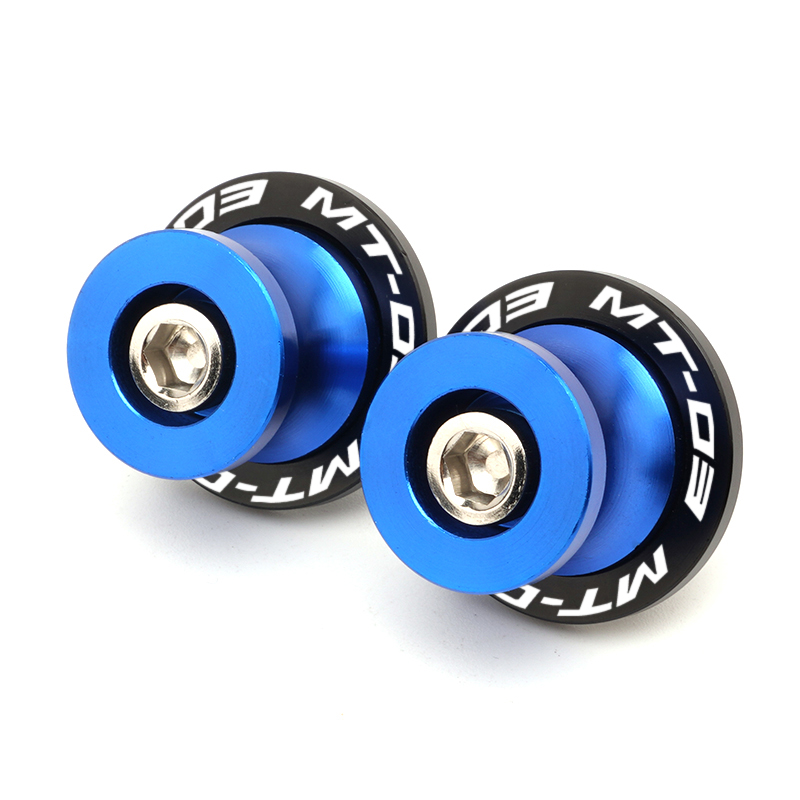 For Yamaha MT03 MT09 MT10 MT 03 09 10 mt03 mt09 mt10 Swingarm Spools Sliders Stand Screws 6MM Swing Arm Motorcycle Accessories