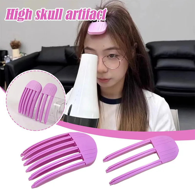 Hair Roll Root Volume Pin High Skull Artifact Roller Fluffy Hairpin Curling Bangs Clips Rollers Curling Hair Tubes Root Perm