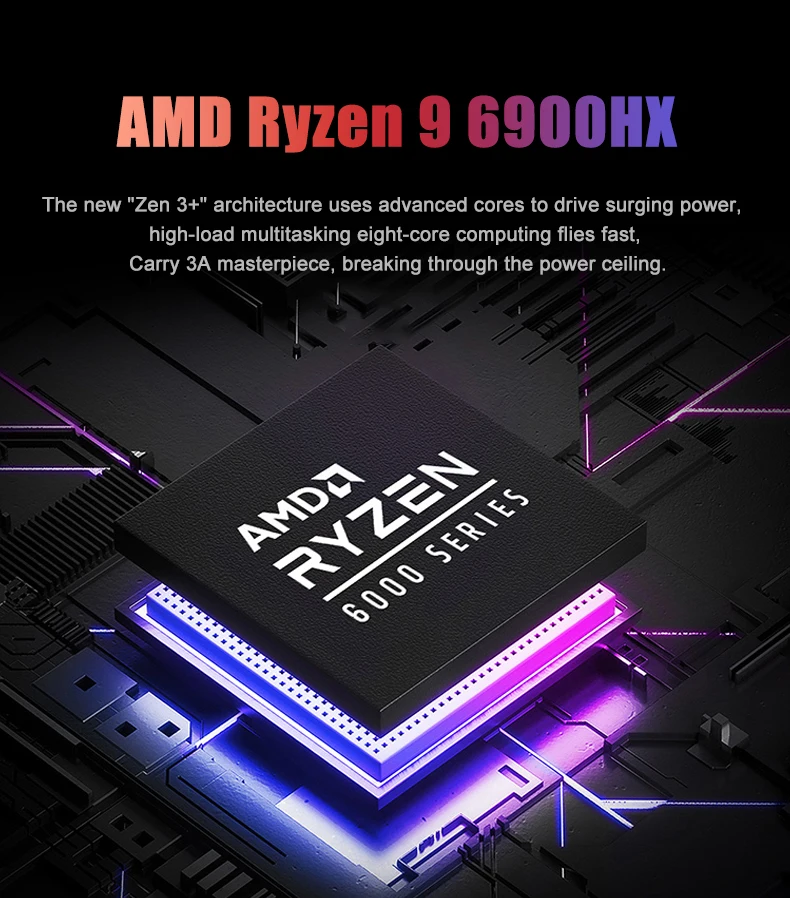AMD Mini PC Gamer Ryzen 9 6900HX 7940HS 8845HS 2xDDR5 2xLAN 2.5G i226V NVMe USB4 Win11 Desktop Mini Office/Home Computer WiFi6E