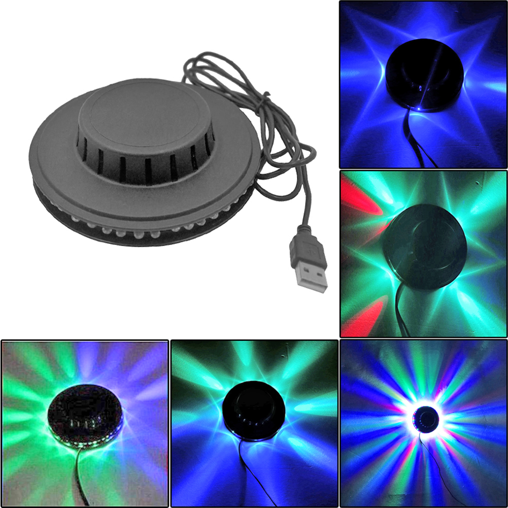 Som Ativado Girando Luz Disco, Bar Lâmpadas De Palco, USB RGB LED Ball, Festa KTV, Requintado Efeito de Palco, Fácil Instalação