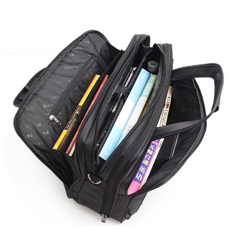 Maletín de negocios de gran capacidad para hombre y mujer, bolso de mano para ordenador portátil de 16, 17 y 19 pulgadas, Oxford, bandolera de viaje, 2024