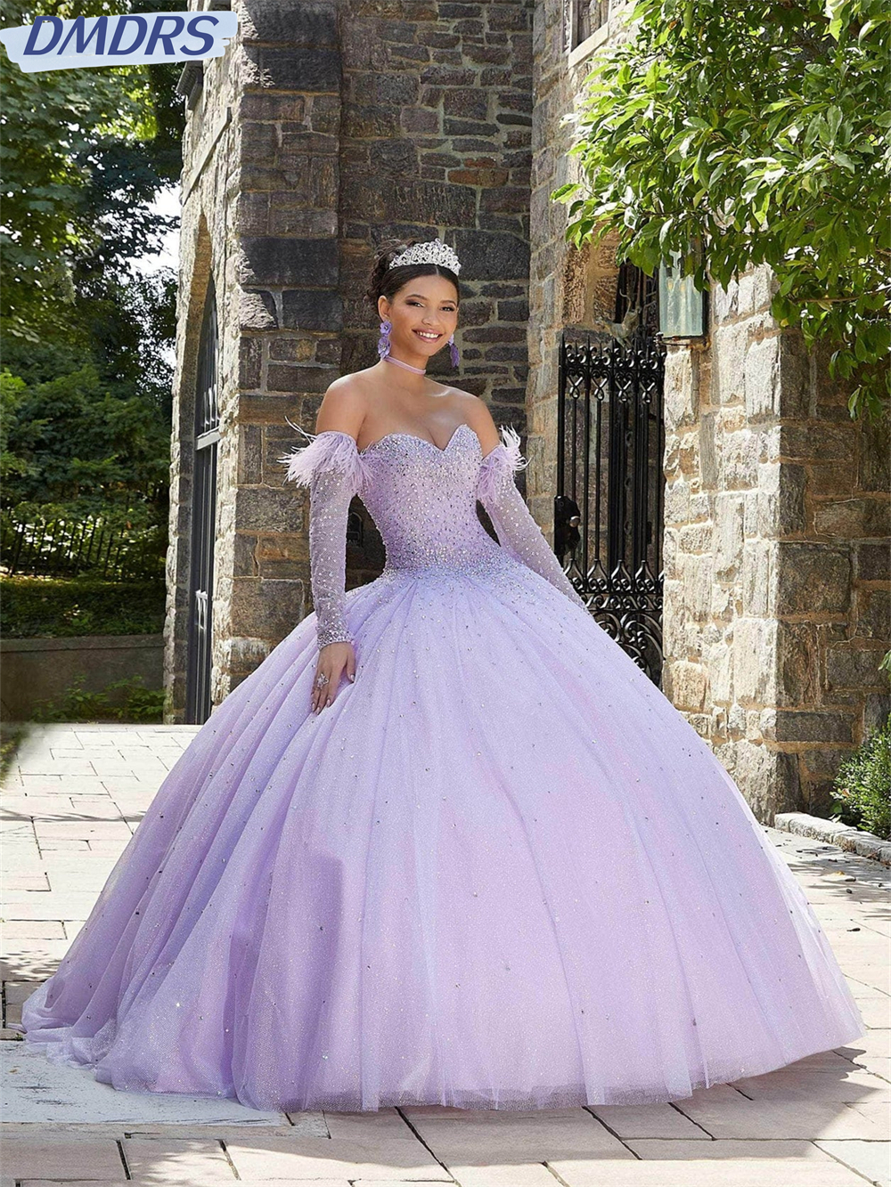 Elegante vestido de baile fora do ombro A, graciosos vestidos de noite, manga comprida, vestidos até o chão, clássico, 2024