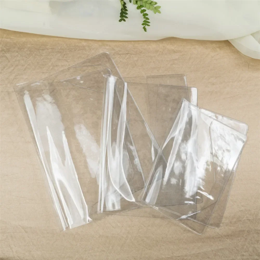 A5/A6 PVC 투명 보호 슬리브 노트북 저널 플래너 북 다이어리 보호 커버 노트북 슬리브 사무용품