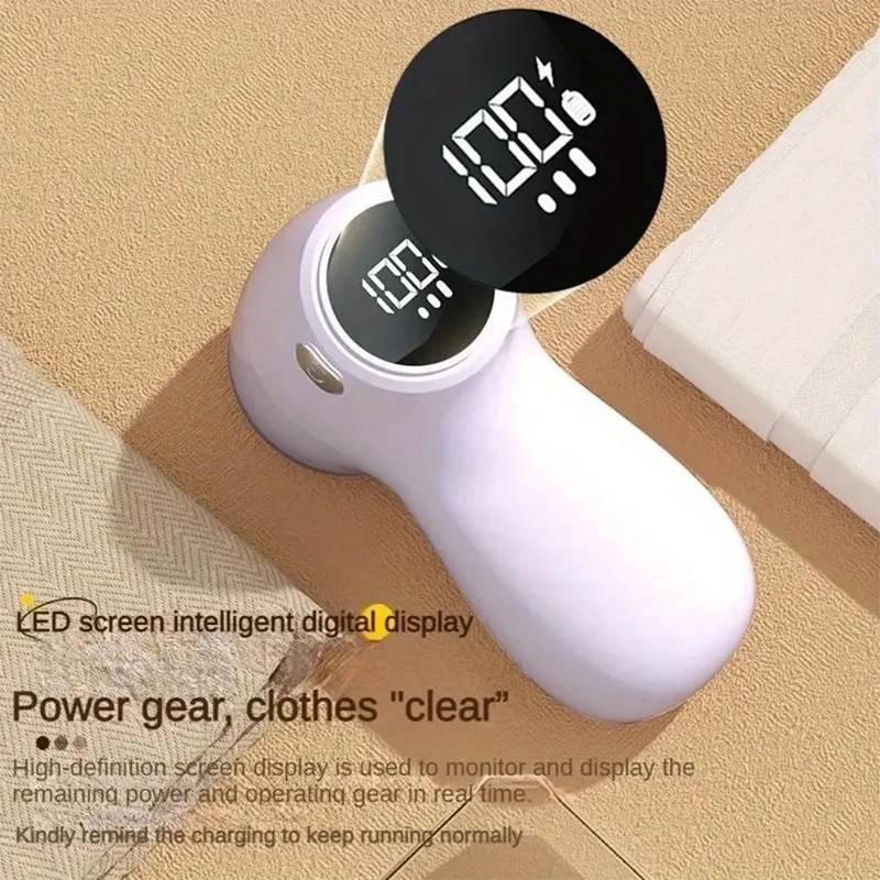 XIAOMI Lint Remover For Clothing Portable Electric Fuzz Pellet Remover LED Display Rechargeable for Clothes Shaver Fluff Remover