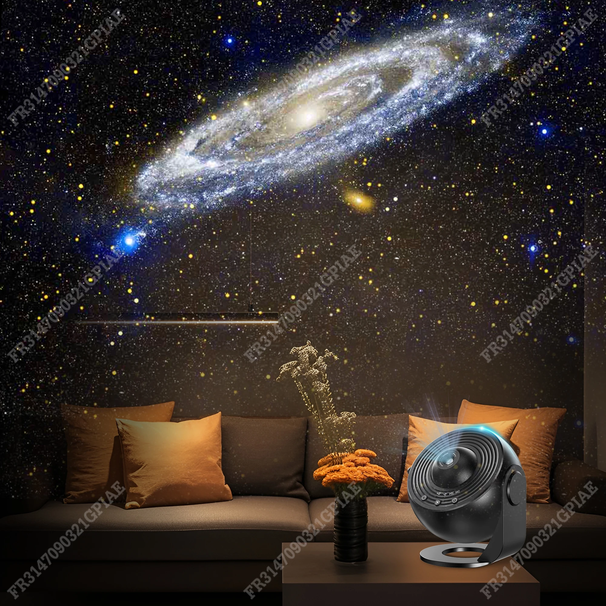 Sky Projector 360° Night Light Galaxy Projector Starry Rotate Planetarium Lamp For Kids Bedroom Valentines Day Gift Wedding Dec