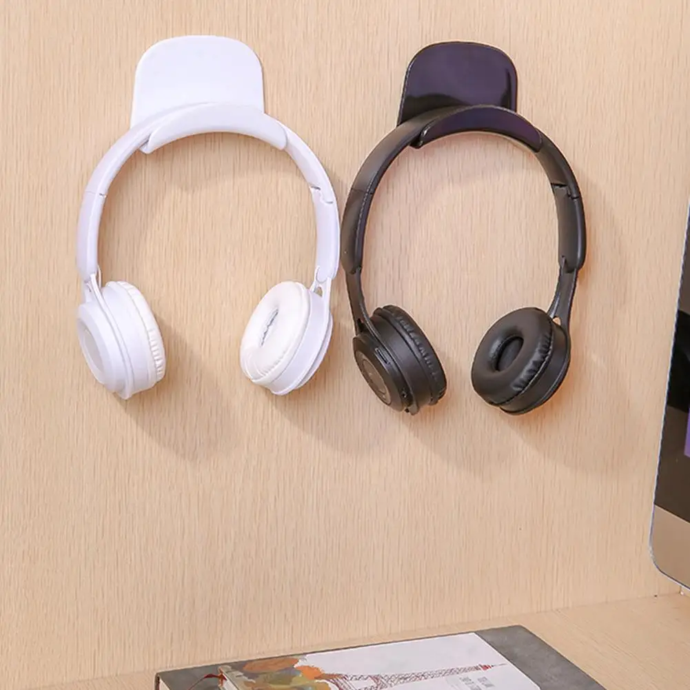 Universal Kopfhörer Ständer Adhensive Kunststoff Wand Halterung Aufhänger Unter Schreibtisch Headset Rack Halter Unterstützung Für Gaming Kopfhörer Halterung