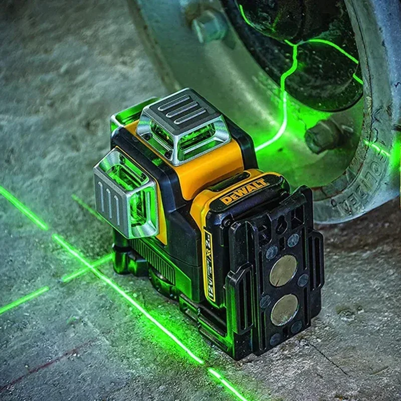 Dewalt DW089LG Seiten*360 Grad vertikale 12 V Lithiumbatterie 12 Linien Laser Level Horizontal Green Meter Outdoor