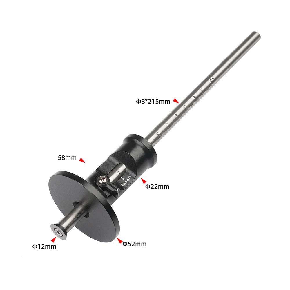 Dovetail Jig Wheel Marking Gauge Tool Set Woodworking Scriber Aluminum Alloy Linear Drawing Mortise Measuring Ruler