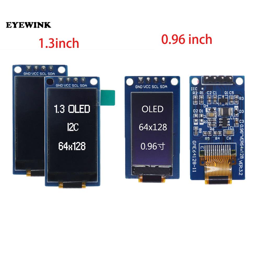 0.96/1.3 inch OLED display 64×128 LCD module SH1107 LCD 1.3 "OLED Vertical screen module for arduino