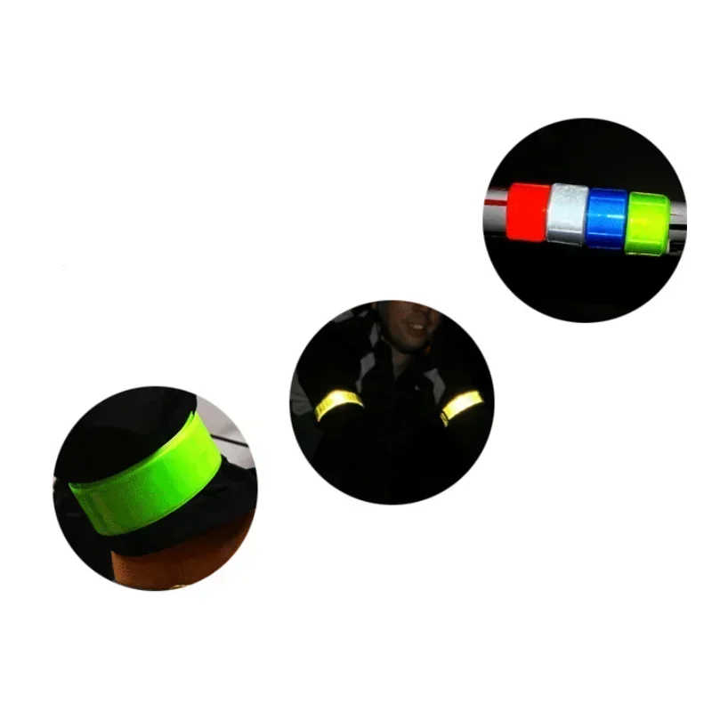 Reflective Bands For Wrist Arm Ankle Leg High Visibility Reflect Straps For Night Walking Running Reflective Strips Warning Tape