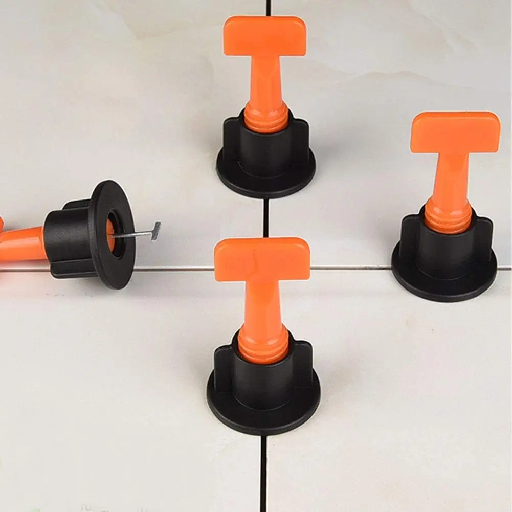 Ceramic Floor Tile Leveling Spacers Clips Reusable Porcelain Leveler System Kit for Tile Laying Wall Fixing Construction Tools