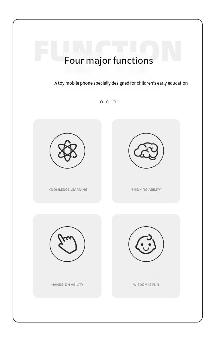 Brinquedo educacional infantil recarregável, telefone, dispositivo de aprendizagem precoce em inglês com tela sensível ao toque com luz musical