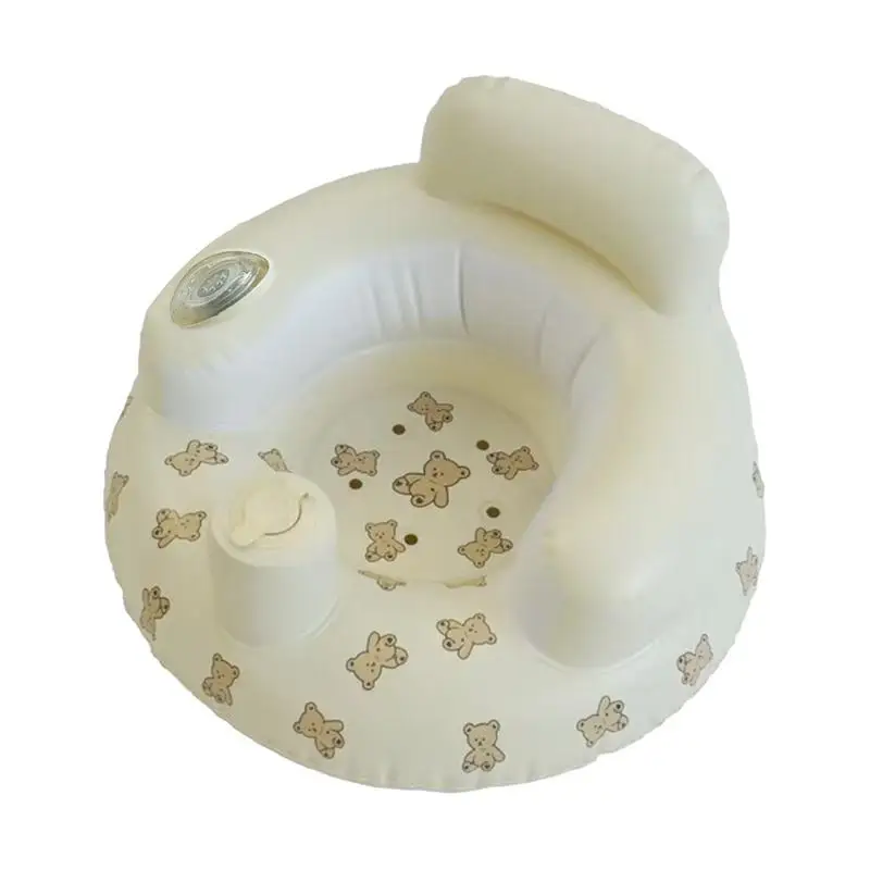 ที่นั่งเป่าลมสําหรับทารก Blow Up ชั้นเด็กวัยหัดเดินที่นั่ง Built-in Air Pump Blow Up ชั้นเก้าอี้สําหรับเตียงชายหาดหญ้าบ้านห้องน้ํา