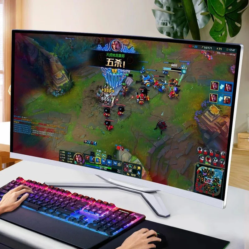 23.8-inch All-in-one PC Core I5 16G RAM 512G Solid-state RX550 Graphics Card Gaming Desktop All-in-one Computer