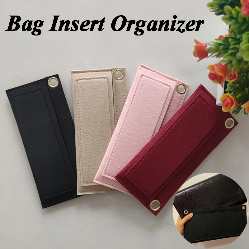 Envelope Bag Felt Wallet Liner Card Package Internal Layer Retrofitted Crossbody Bag Chain Inner Container Bag Insert Organzier