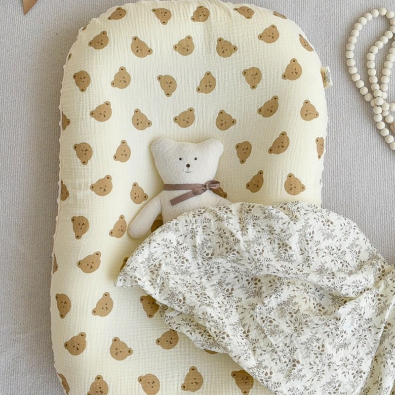 Cama bebê destacável, portátil, viagem, crianças, almofada dormir, berço multifuncional