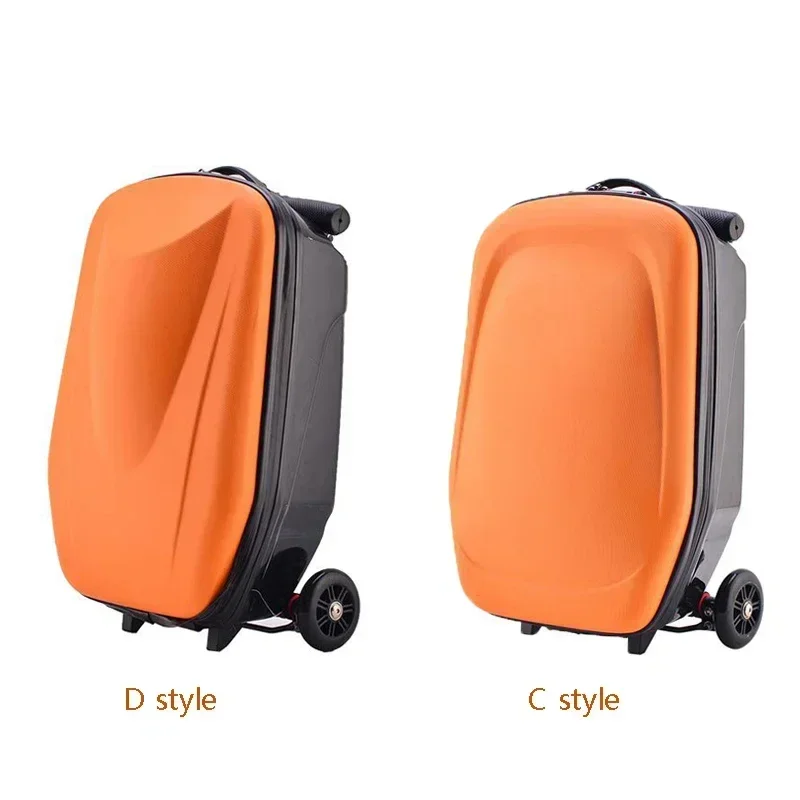 NEU Lazy Skateboard Trolley Koffer Travel Carry On Rollgepäck Roller Koffer Praktisches Multifunktions-Reisegepäck