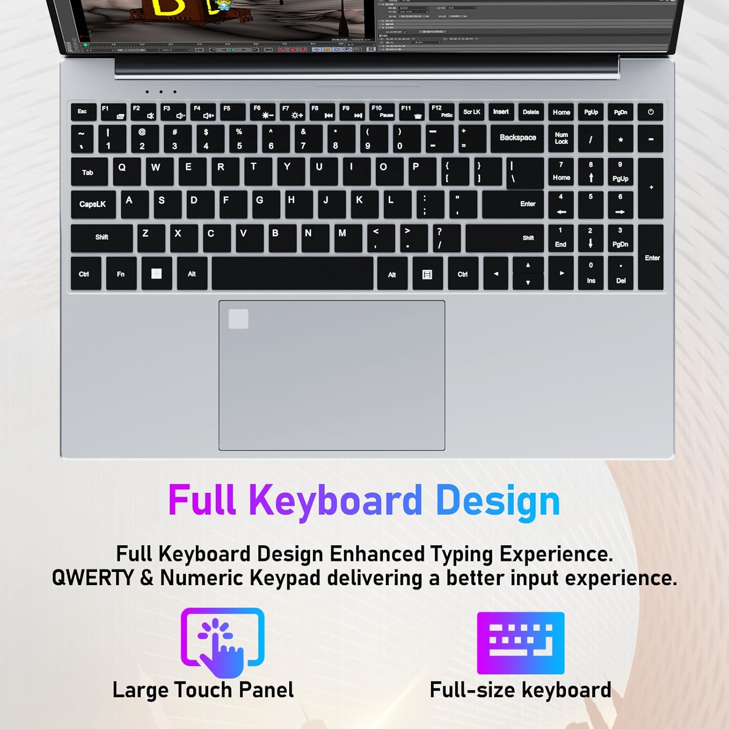 Xiaman 15,6 Zoll Intel Notebook PC Gamer Ultra Slim Laptop Intel Celeron N4000 16 GB RAM 1 TB 2 TB SSD Computer PC Windows 11 Pro