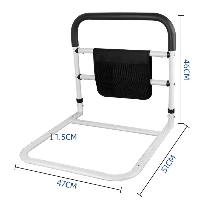 Rieles de cama para adultos mayores Riel de asistencia de cama ajustable en altura de seguridad para personas mayores
