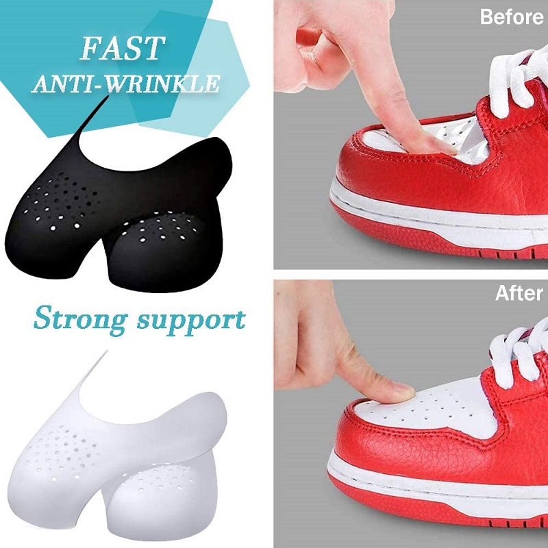 2er-Pack Neue Schuhpflege Sneaker Anti-Falten-Zehenkappen Schutz Bahre Expander Shaper Stützpolster Schuhe Zubehör