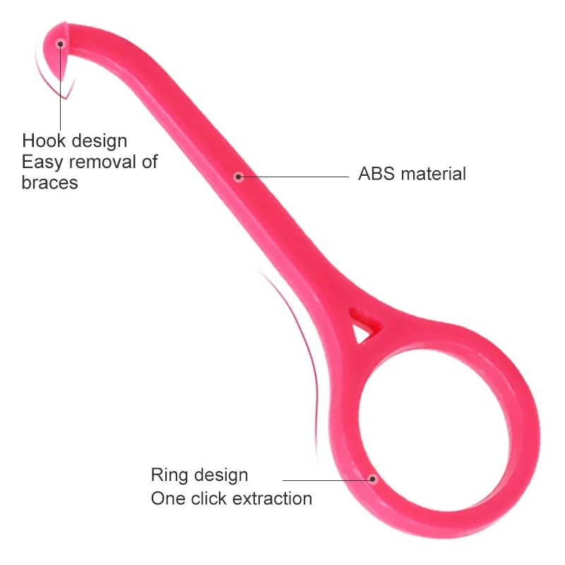歯科用の取り外し可能な目に見えないブレース抽出器,プラスチック製の取り外しフック,歯科矯正用の取り外し,口腔ケア用のクリアアライナー,10個,60個