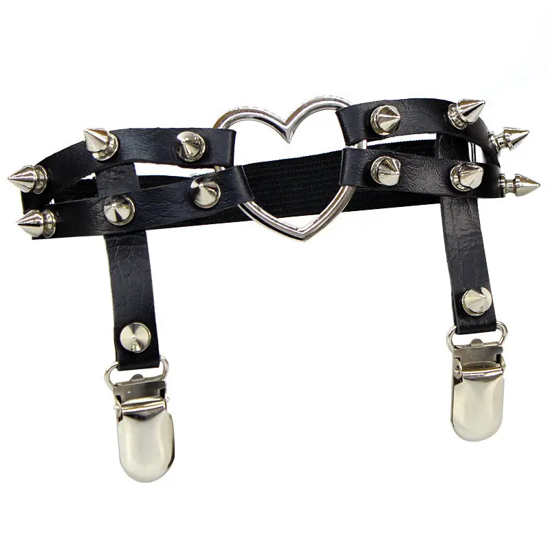 2025 Moda Donna Imbracatura sexy Cuore Gamba Catena Reggicalze Cosplay Anello elastico per coscia di alta qualità Giarrettiera Accessori sexy