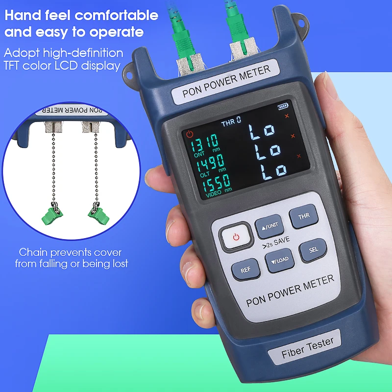 COMPTYCO AUA-350A/U APC/UPC port(optional) Fiber Optical PON Power Meter FTTX/ONT/OLT 1310/1490/1550nm