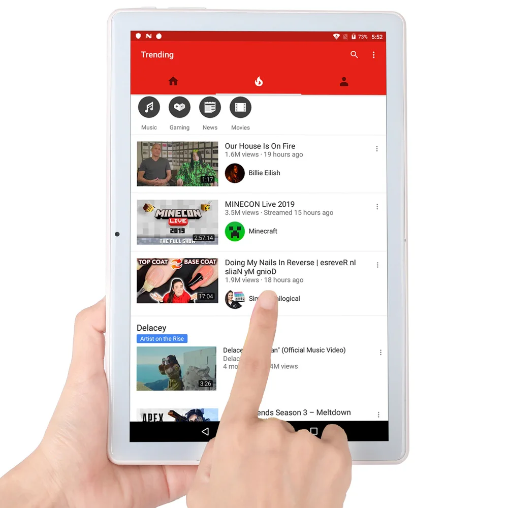 Планшет на Android 11, восемь ядер, экран 10,1 дюйма, 4 Гб + 64 ГБ