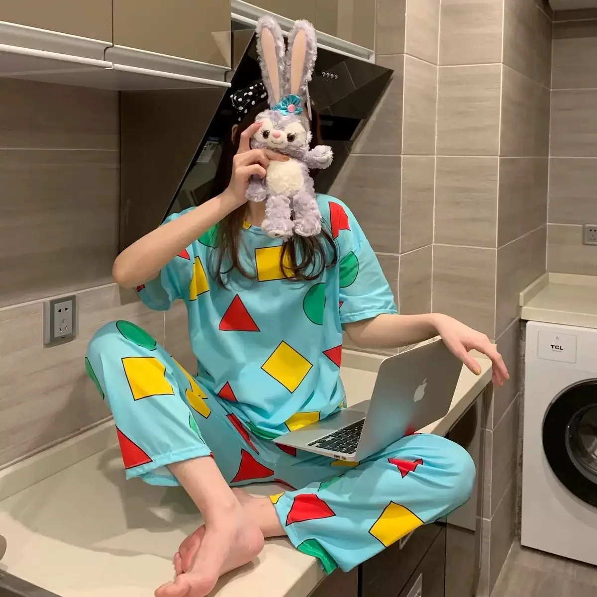 Pijama sin chan homem pijama sinchan algodão verão conjuntos curtos pijamas japoneses para casais homem e mulher pijamas 2025