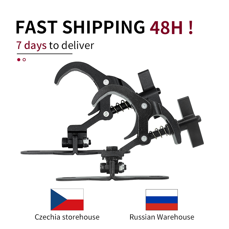 EIN paar von Aluminium Licht Haken LED Moving Head Licht Haken Bühne Licht Truss Sicherheit Last 50KG Frühling Haken licht Haken