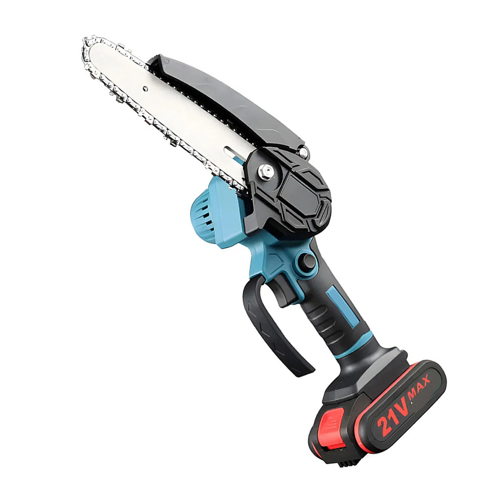 Mini tronçonneuse électrique portable avec verrouillage de sécurité, 4 ", 6", 2 équi21 V, batterie aste
