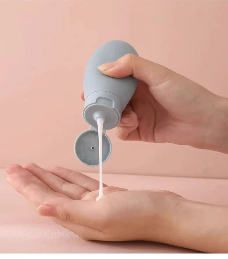 3PCS Travel Dispenser Bottle Shampoo Shower Gel Press Type Large Capacity Cosmetic Lotion Hand Soap Dispenser Bottle