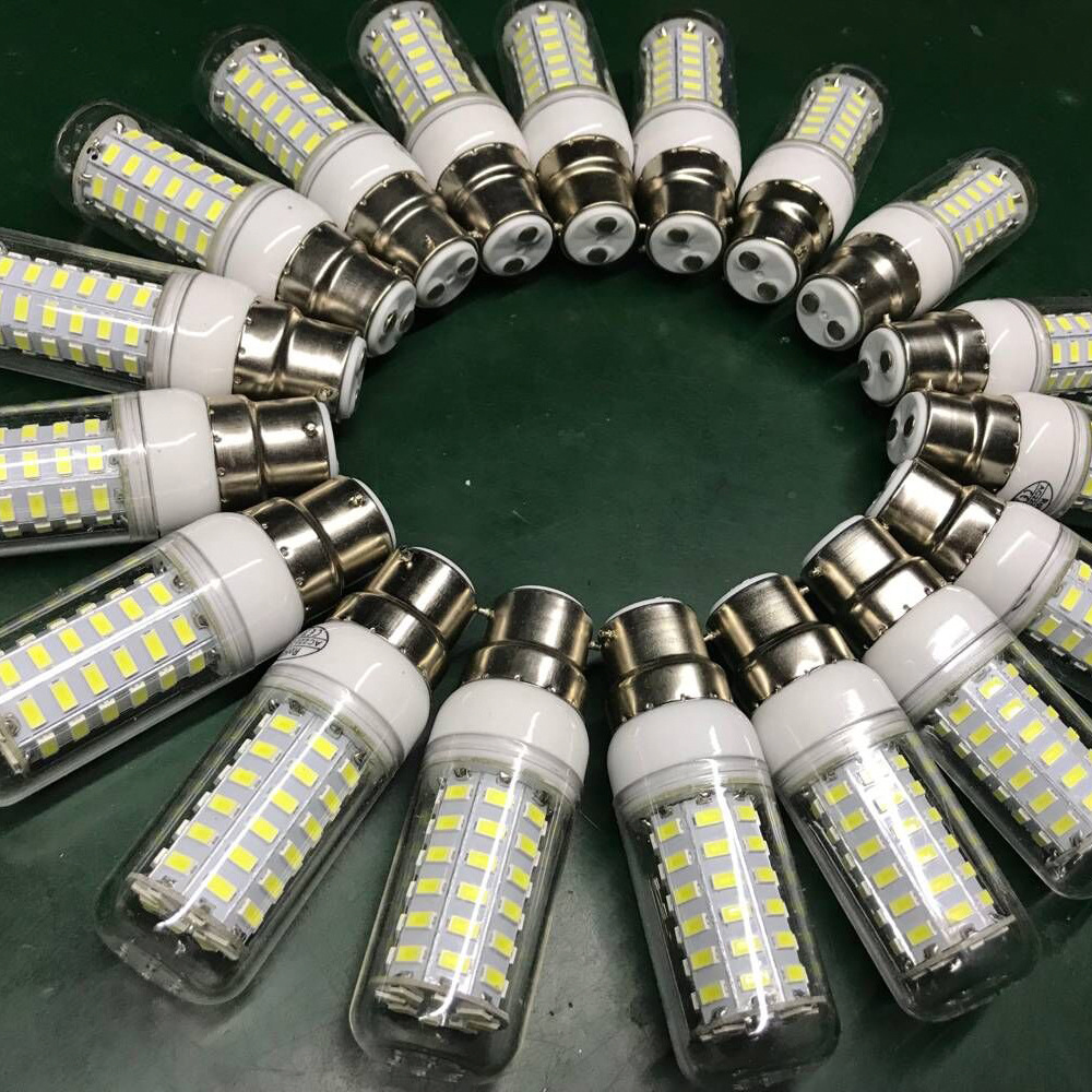 220V 110V led 램프 E27 E14 5W 12W 15W 18W 20W 25W 30W SMD 5730 옥수수 전구 220V 110V 샹들리에 LED 촛불 스포트라이트