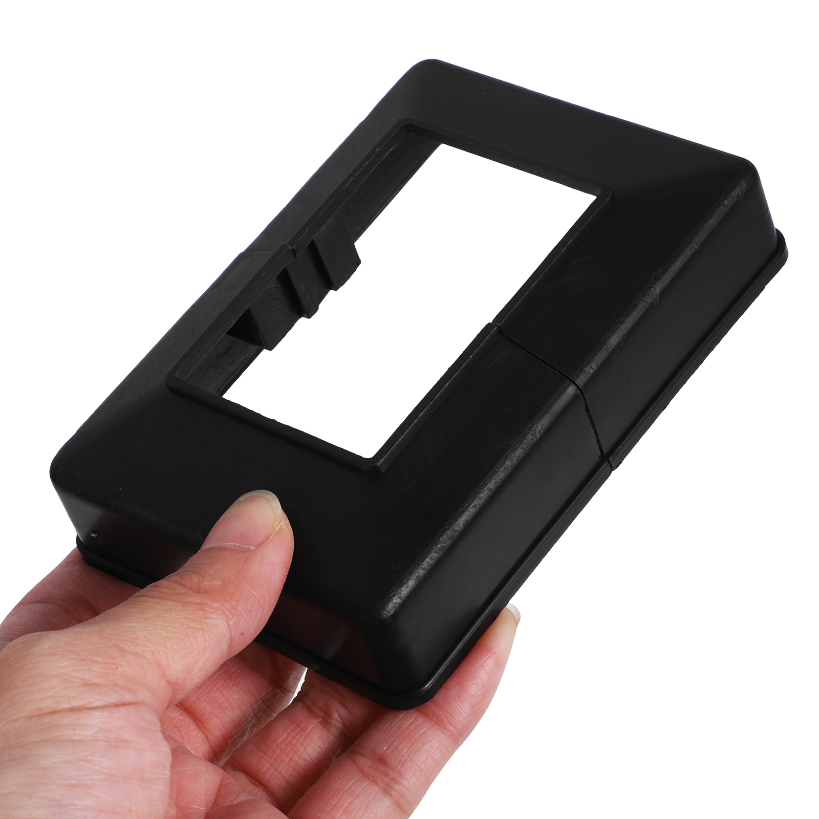 6 pçs tubo quadrado capa decorativa abs corrimão pós saia para varanda escada cerca coluna envolve lâmpada do corredor ao ar livre