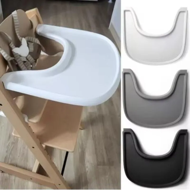 Para cadeira de crescimento placa de jantar bebês cadeira de jantar placa de mesa de jantar abs bandeja de cadeira alta crianças acessórios