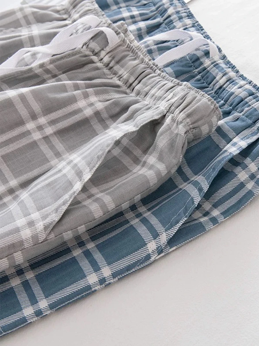 Herren-Pyjamahose, Frühling und Herbst, dünne Hose, lässig, Sommer, große Größe, lockere Heimhose, kann draußen getragen werden
