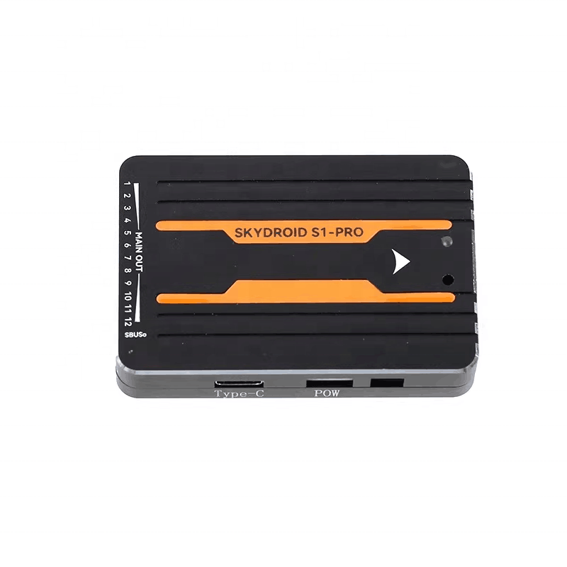 Skydroid s1 pro sistema de controle elétrico altamente integrado multi-expansão controle remoto led hd ca mera para rc carro barcos drone