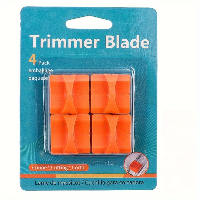 2pcs/4pcs Paper cutter replacement blade paper trimmer cutting paper cutter blade refilling A4 black and white paper trimming