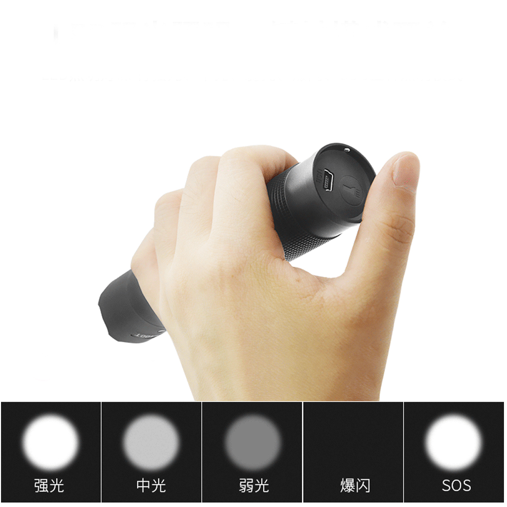 Luz LED impermeable U100T, sistema de patrulla de la Guardia Rfid, USB 2,0, 10 puntos de control del recorrido de la guardia, 2 etiquetas del personal