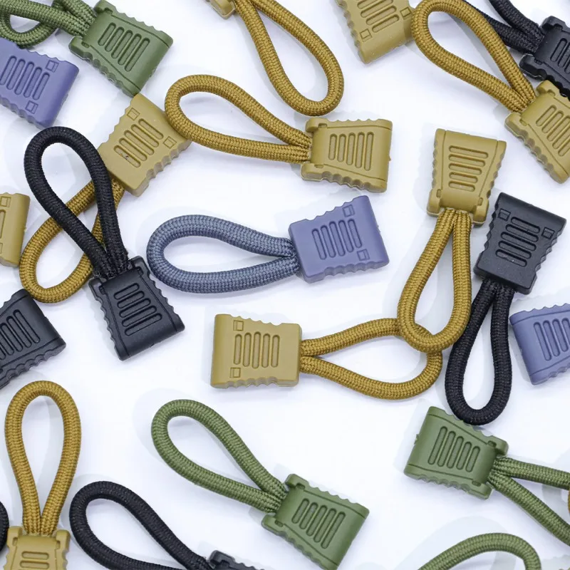 5/20pcs เปลี่ยนคลิปซิปดึง PULLER End Fit เชือกผู้ให้บริการซิปสายไฟ TAB BUCKLE กระเป๋าเดินทางกระเป๋าเดินทางกระเป๋าเป้สะพายหลังเครื่องมือกลางแจ้ง