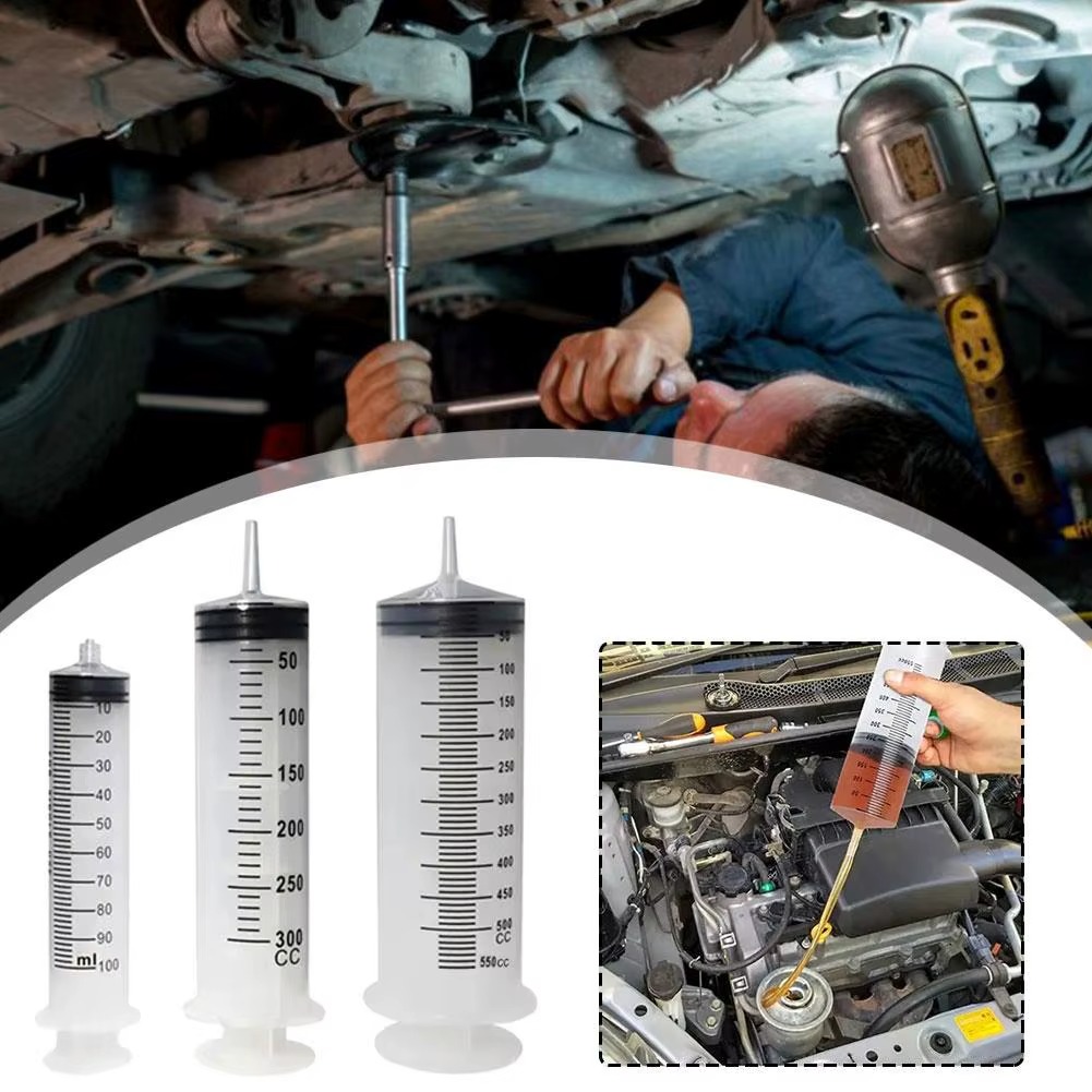 1 ensemble de pompe à huile de voiture, pompe à huile avec échelle réutilisable pour Automobile camion, outils d'extraction d'échange d'huile, outils d'alimentation pour animaux de compagnie