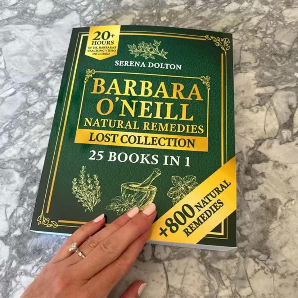 1/2 Books Sustain Me By Barbara O'Neill Natural Remedies Lost Collection A Holistic Guide to Herbal Medicine and Balanced Living