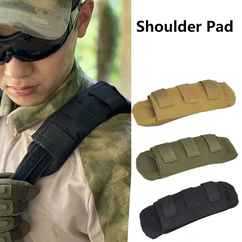 Spallina per gilet tattico 1 cuscino comfort con rete in nylon per FCPC JPC Carrier MOLLE tracolla per zaino da trekking
