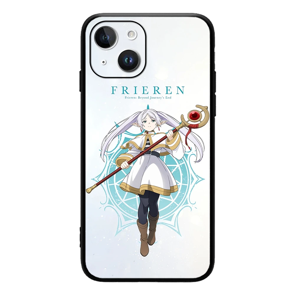 Frieren: Beyond Journey's End At The Funeral Fern Anime Phone Case for IPhone 15 14 13 12 11 Pro Max Mini XSMax  SE3 2 7 8 Plus