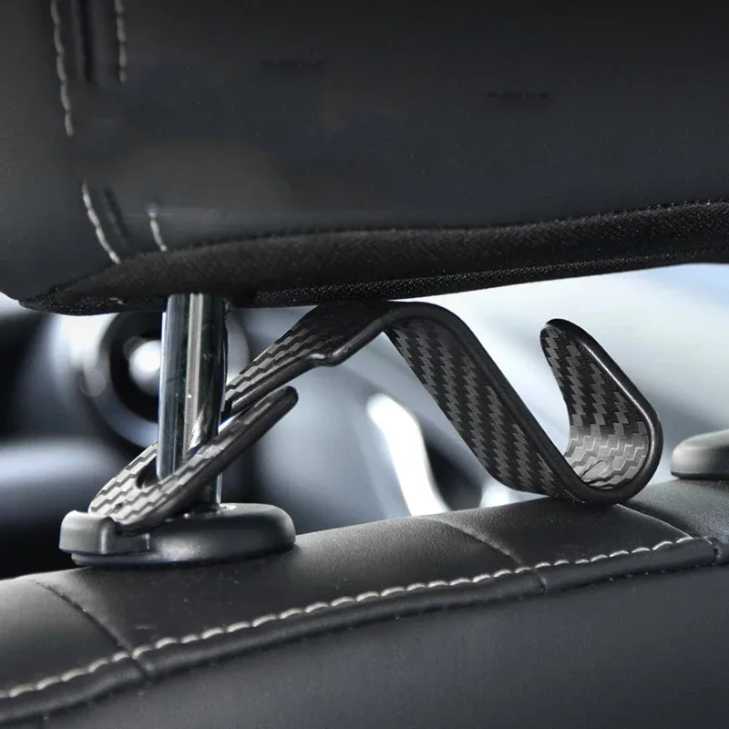 Universal Car Seat Headrest Hook สําหรับ Auto Back Seat Storage Organizer แขวนผู้ถือสําหรับกระเป๋าถือกระเป๋าเสื้อผ้าเสื้อ