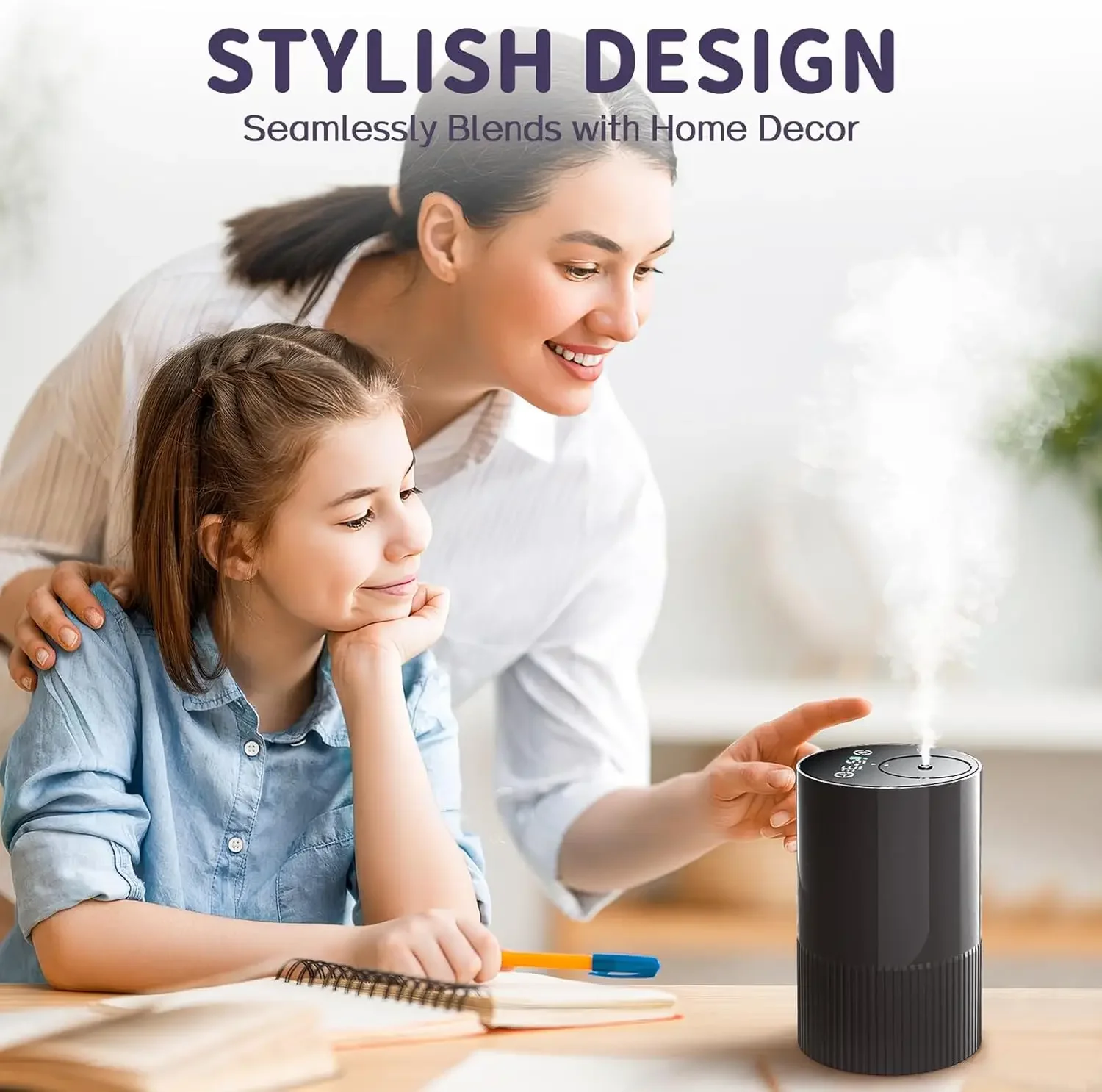 Essential Oil Diffuser Portable Cordless Diffuser Battery Operated for Car Office Home USB Rechargeable Scent Diffusers