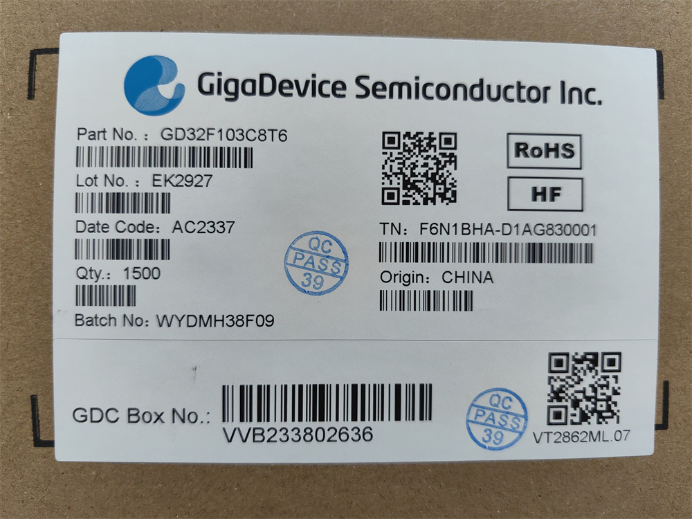 GD32F103C8T6 LQFP48 Wysokiej jakości 100% oryginalny nowy