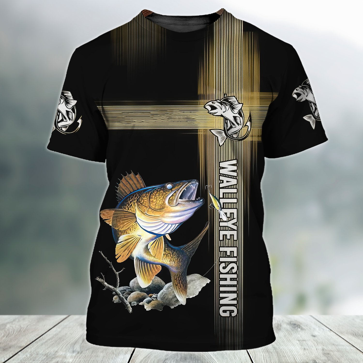 2024 ใหม่ชายเสื้อยืดเสื้อแขนสั้นฤดูร้อนเสื้อผ้าตกปลากราฟิกเสื้อผู้ชายStreetwear O-คอPullovers 5XL Tee
